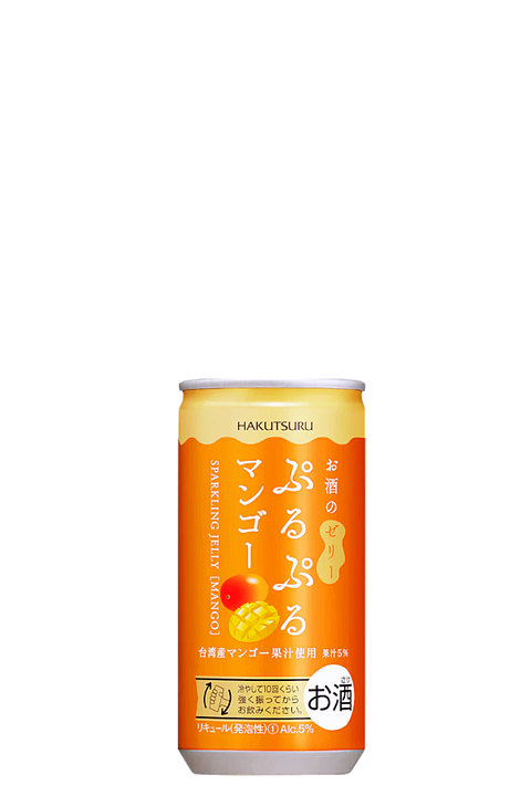 Hakutsuru Mango 190ml - Sparkling Jelly Sake 白鹤果冻 芒果