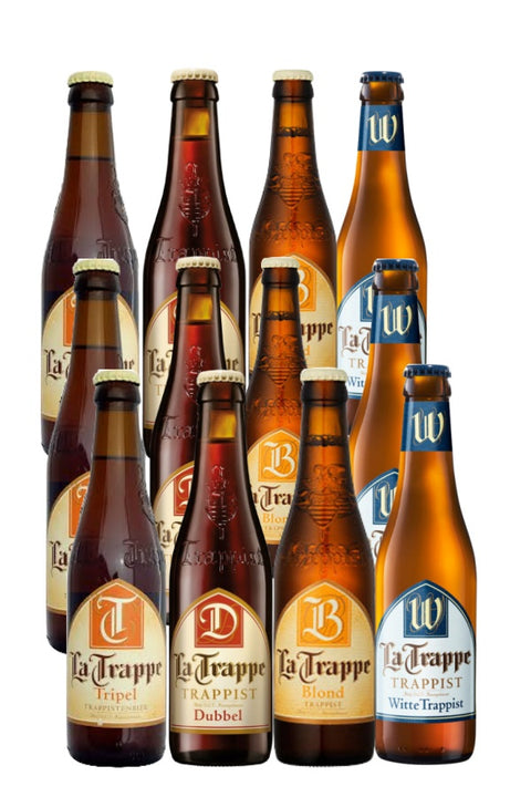 La Trappe 330ml Mixed 12 Pack Deal(Witte*3+Blond*3+Dubbel*3+Tripel*3)