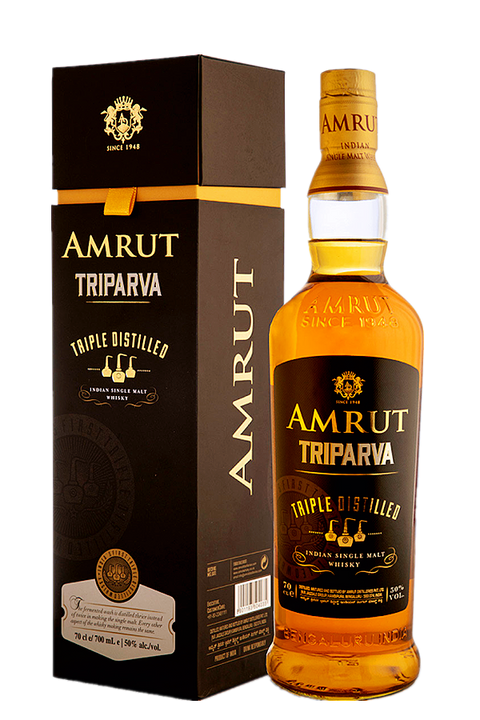 Amrut Triparva Triple Distilled Indian Single Malt 700ml