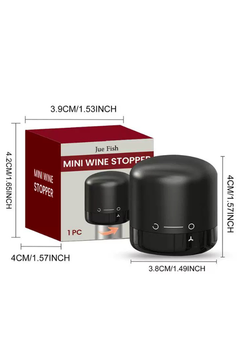 Wine Stopper - Black