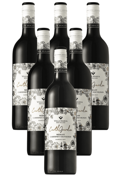 Villa Maria EarthGarden Organic Merlot Cabernet Sauvignon 750ml 6 Pack Deal