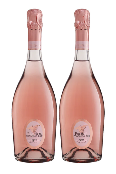 Pronol Prosecco DOC Rosé 750ml Duo Set--Italy