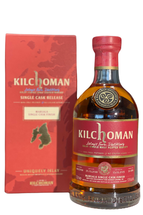 Kilchoman Marsala Single Cask lslay Single Malt 57.6% 700ml - NZ Exclusive