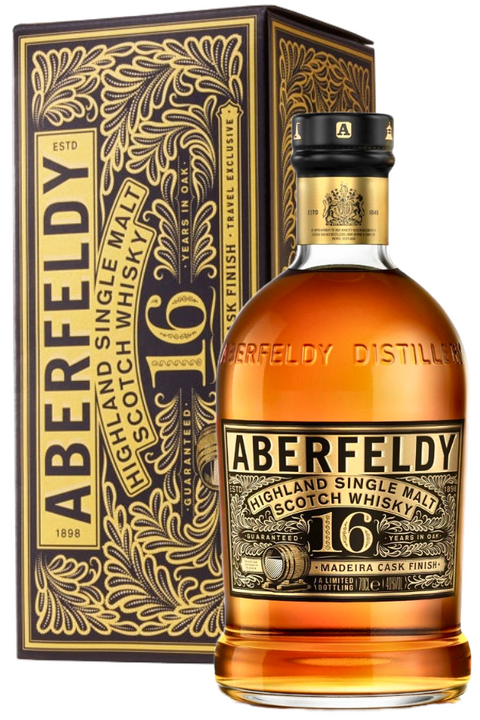 Aberfeldy 16YO Madeira Cask 700ml  - Square Gift Box