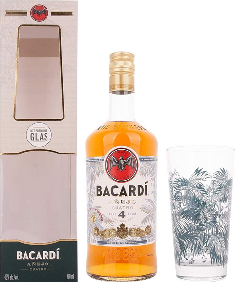 Bacardi 4yo Anejo Cuatro Rum 700ml
