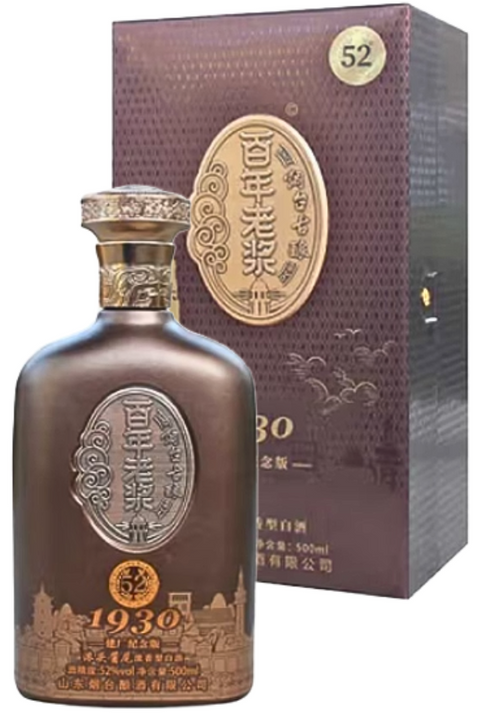 Yantai Ancient Brew Centuries Old Pulp 52% 500ml-烟台古酿百年老浆纪念版