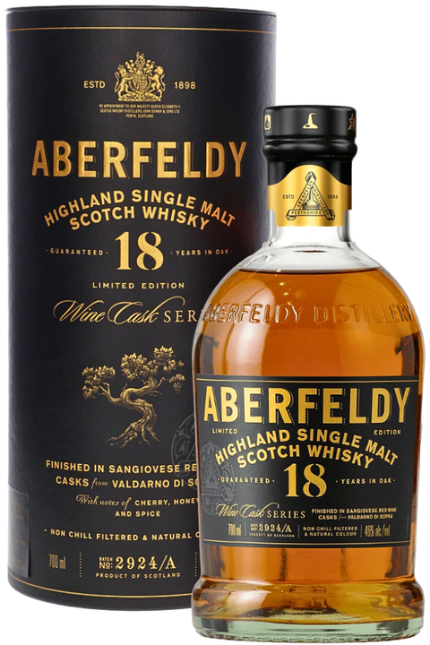 Aberfeldy 18 yo Sangiovese Wine Cask - Limited Edition