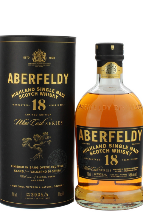 Aberfeldy 18 yo Sangiovese Wine Cask - Limited Edition