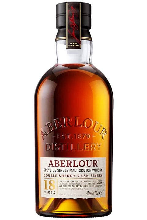 Aberlour 18YO Sherry Cask Single Malt 700ml - No Gift Box