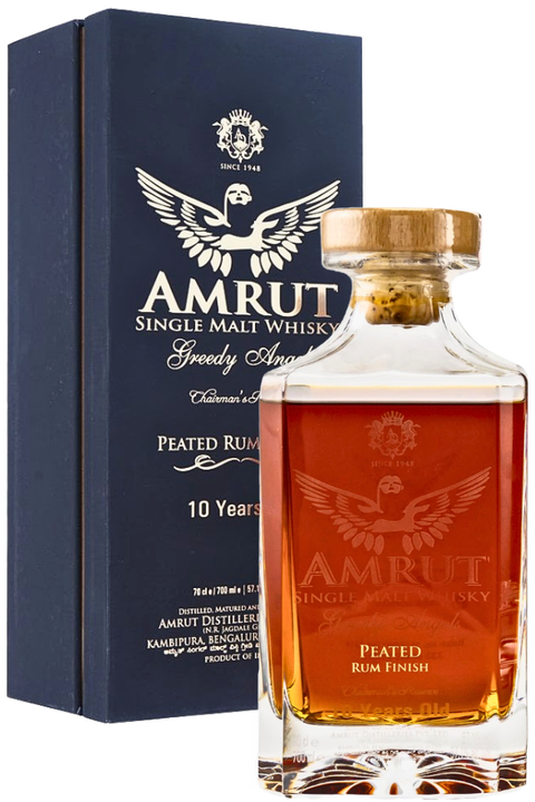 Amrut Greedy Angels 10yo 700ml - Peated Rum Cask