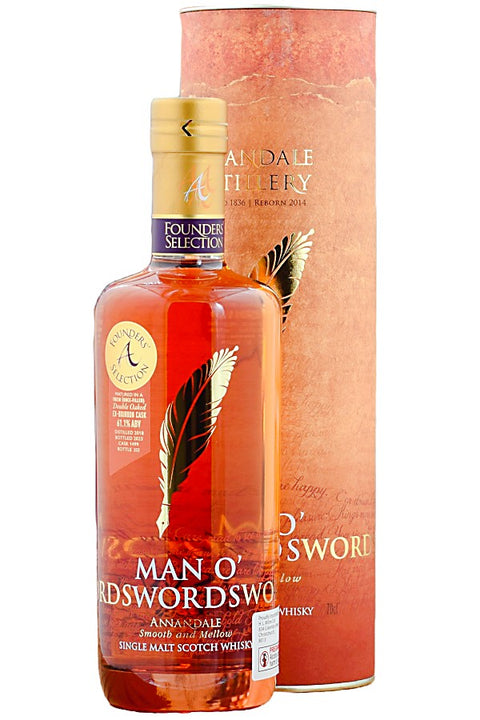 Annandale Man O Words Double Oak ex-bourbon Cask #1499 61.1% 700ml