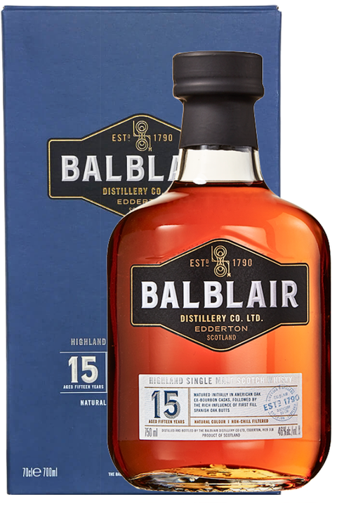 Balblair 15YO Highland Single Malt 700ml