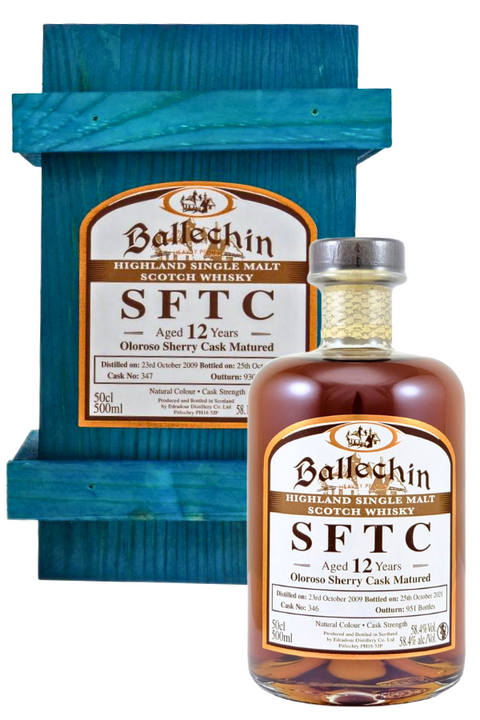 Ballechin 12YO SFTC Oloroso Sherry 58.4% #346 500ml