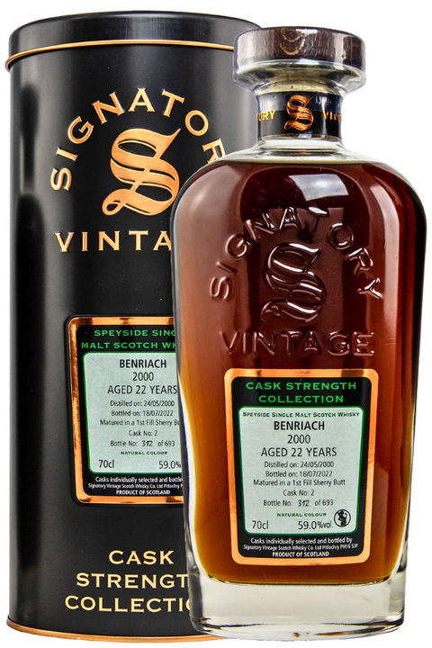 Benriach Signatory 2000 22yo 59% 700ml
