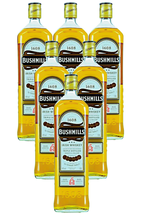Bushmills Original Irish Whiskey 1L 6 Pack Deal