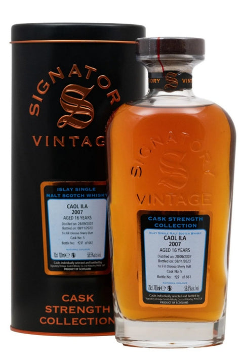 Signatory Caol Ila 2007/2023 16yo 58.5% 700ml