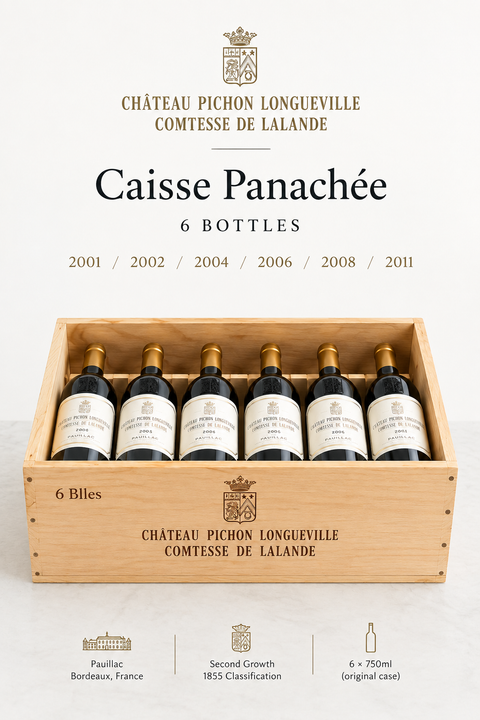 Chateau Pichon Lalande Caisse Panachee 6 Bottles - By Inquiry Only