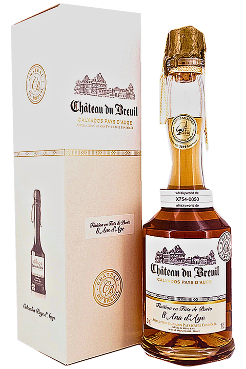 Chateau du Breuil 8yo Porto  Brandy 700ml -  Calvados