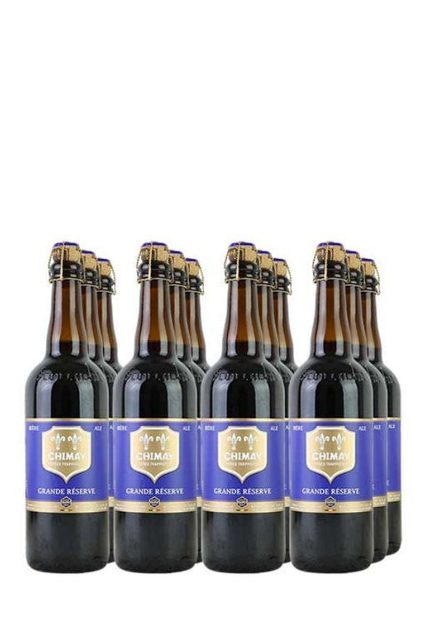 Chimay Blue 9% 750ml  - Belgium Beer 12 Pack