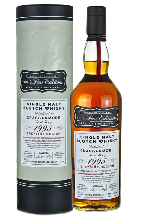 Cragganmore First Edition 1995 26YO 54.7% 700ml