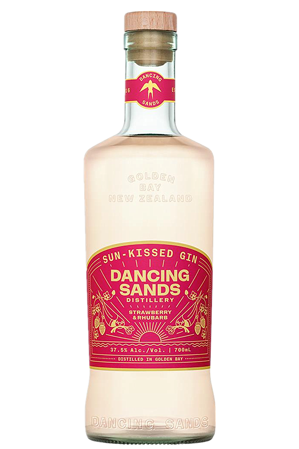 Dancing Sands Sun-Kissed Strawberry & Rhubarb Gin 700ml– WhiskeyOnline