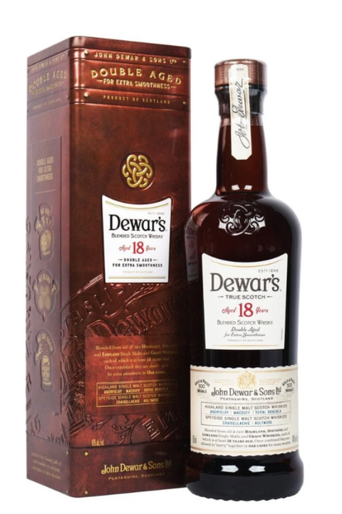 Dewars 18YO Double Aged Scotch Whisky 1L