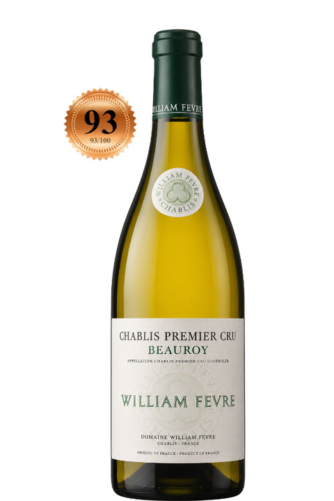 Domaine William Fèvre Beauroy Chablis Premier Cru 2024 750ml French Burgundy Chardonnay white wine bottle