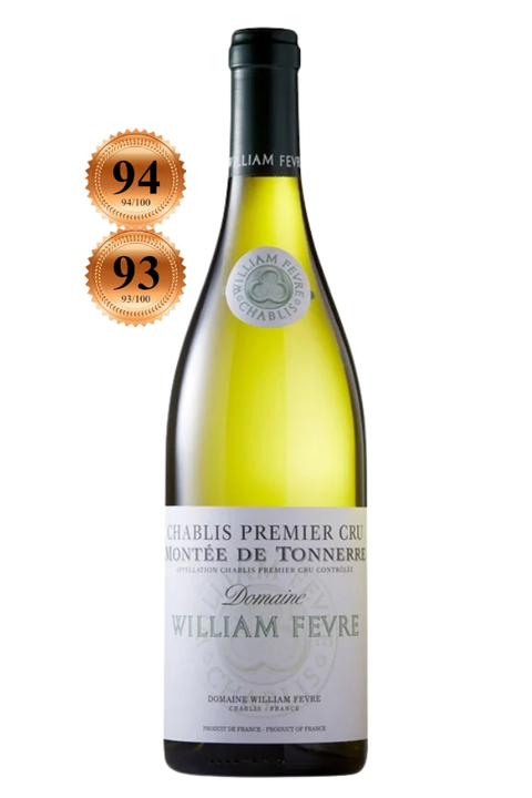 Domaine William Fèvre Chablis Premier Cru Montée de Tonnerre 2024 750ml French Burgundy Chardonnay white wine bottle