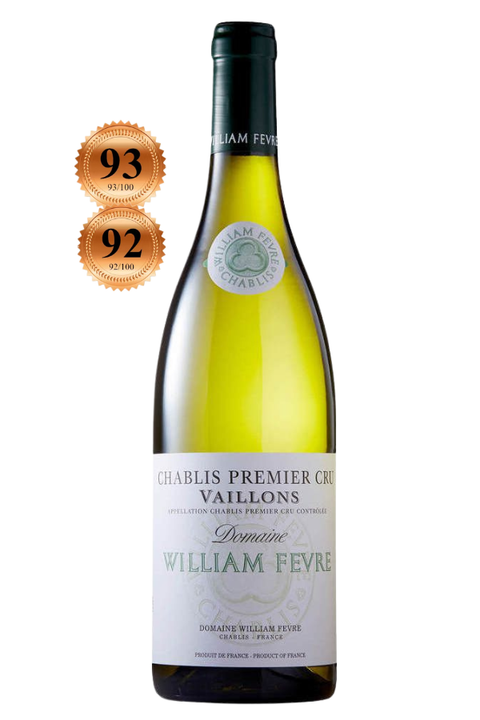 Domaine William Fèvre Chablis Premier Cru Vaillons 2024 750ml French Burgundy Chardonnay white wine bottle