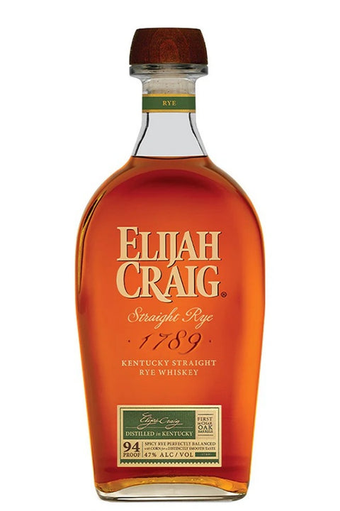 Elijah Craig Straight Ry Whiskey 47% 700ml