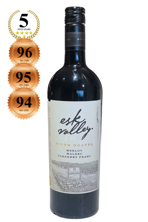 Esk Valley River Gravel Merlot Malbec Cabernet Franc 2021 750ml