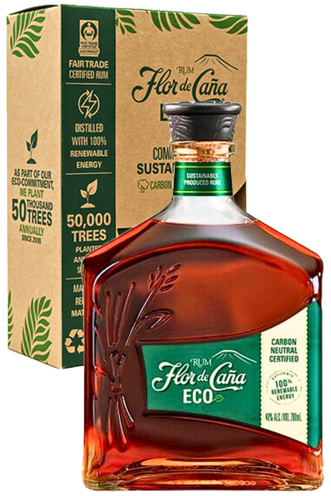 Flor De Cana Eco Rum (12-18 Years) 700ml