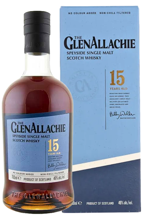 GlenAllachie 15YO Speyside Single Malt 700ml