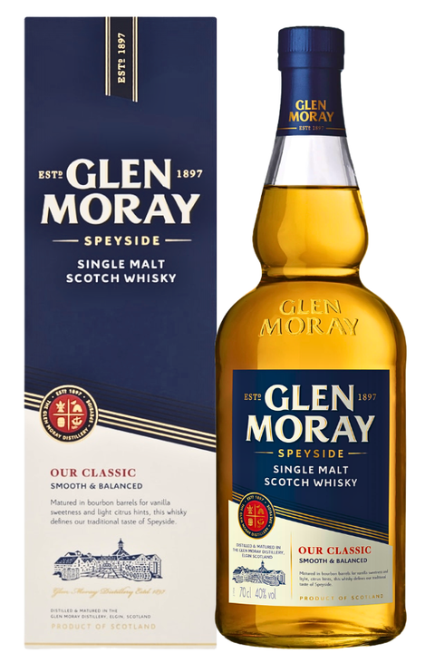 Glen Moray Classic Speyside Single Malt 700ml