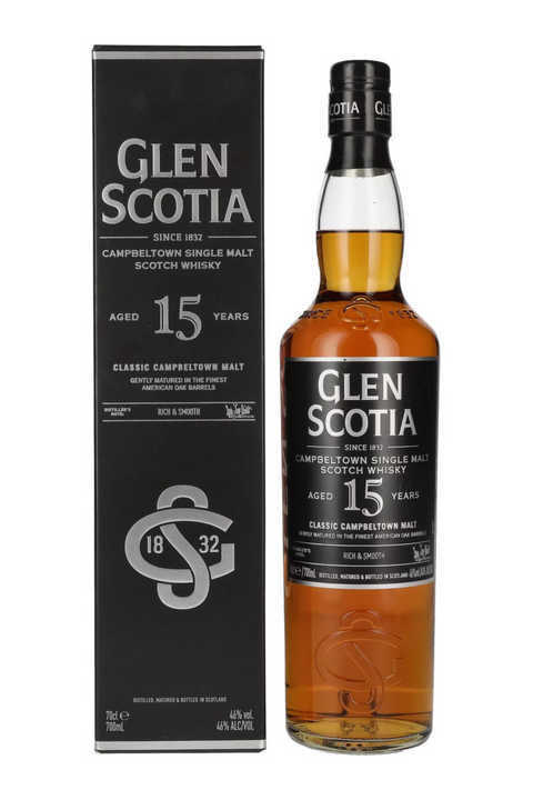 Glen Scotia 15YO Campbeltown Single Malt 46% 700ml