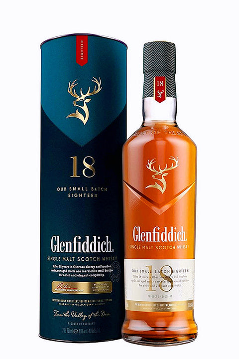 Glenfiddich 18yo Single Malt 700ml - WhiskeyOnline - [buy  whisky online]