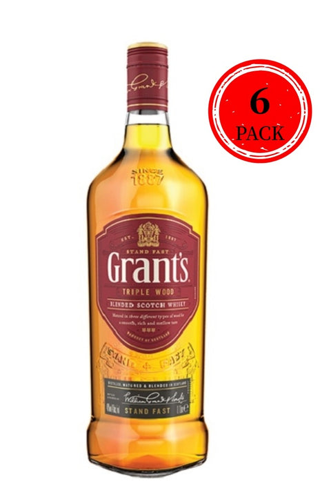 Grants Whisky 40% 1L  6 Pack