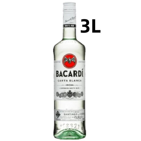 Bacardi White Rum 3L