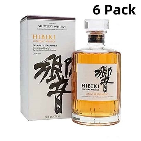 Hibiki Harmony Japanese Whisky 700ml 6 Pack