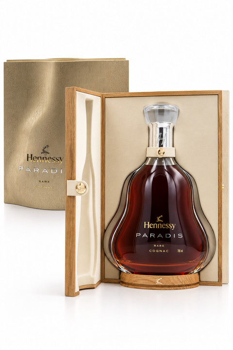 Hennessy Paradis Rare Cognac 700ml luxury French cognac crystal decanter with original presentation gift box.