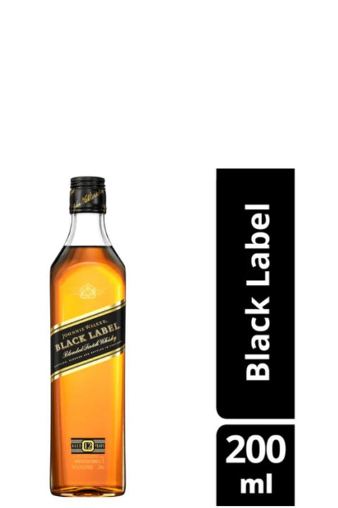 Johnnie Walker Black 12yo  200ml - Small Bottle