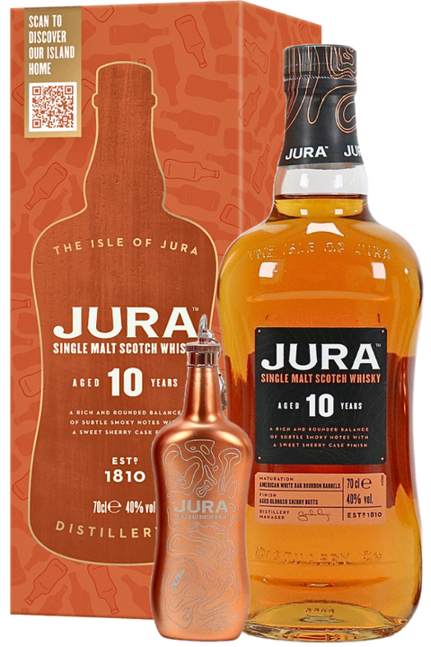 Jura 10yo 700ml + Travel Flask Gift Pack