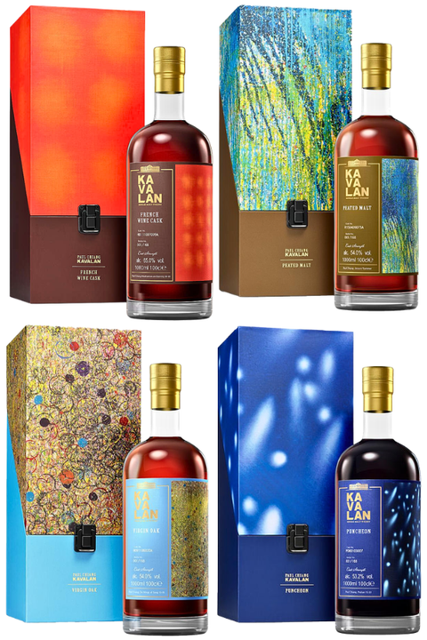 Kavalan Artist Series: Paul Chiang Cask Strength Single Malt (4 x 1000ml)