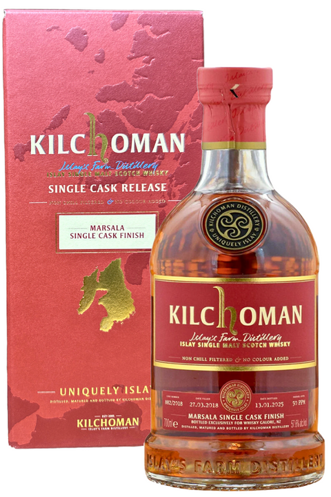 Kilchoman Marsala Single Cask lslay Single Malt 57.6% 700ml - NZ Exclusive