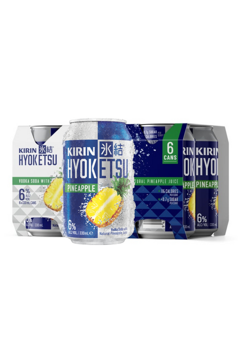 Kirin Hyoketsu Pineapple Vodka Soda 6% 330ml*6 can