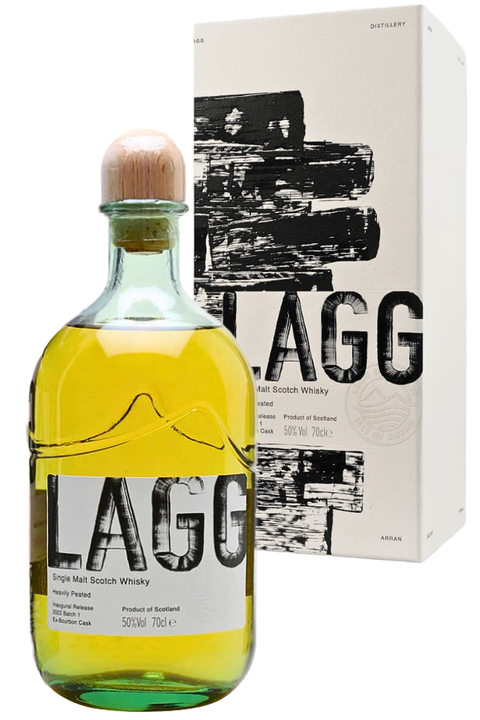 Lagg 2022 Batch 1  Heavy Peated Bourbon Cask Single Malt 700ml