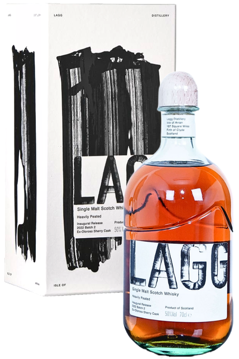 Lagg 2022 Batch 2 Heavy Peated Oloroso Sherry Cask Single Malt 700ml