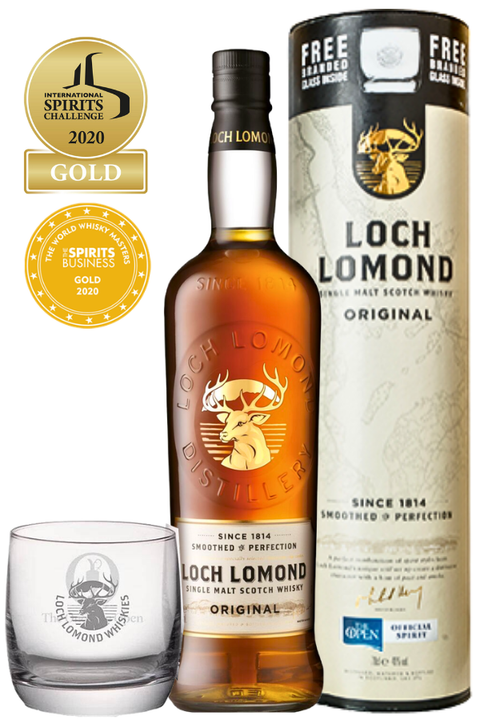 Loch Lomond Original Malt Whisky 700ml + Glass Gift Pack
