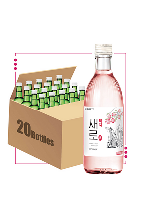 Chum Churum Zero Sugar Lychee Soju 12% 375ml 20 Pack - Full Case Deal