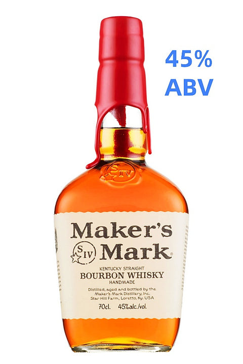 MakersMark 45% ABV